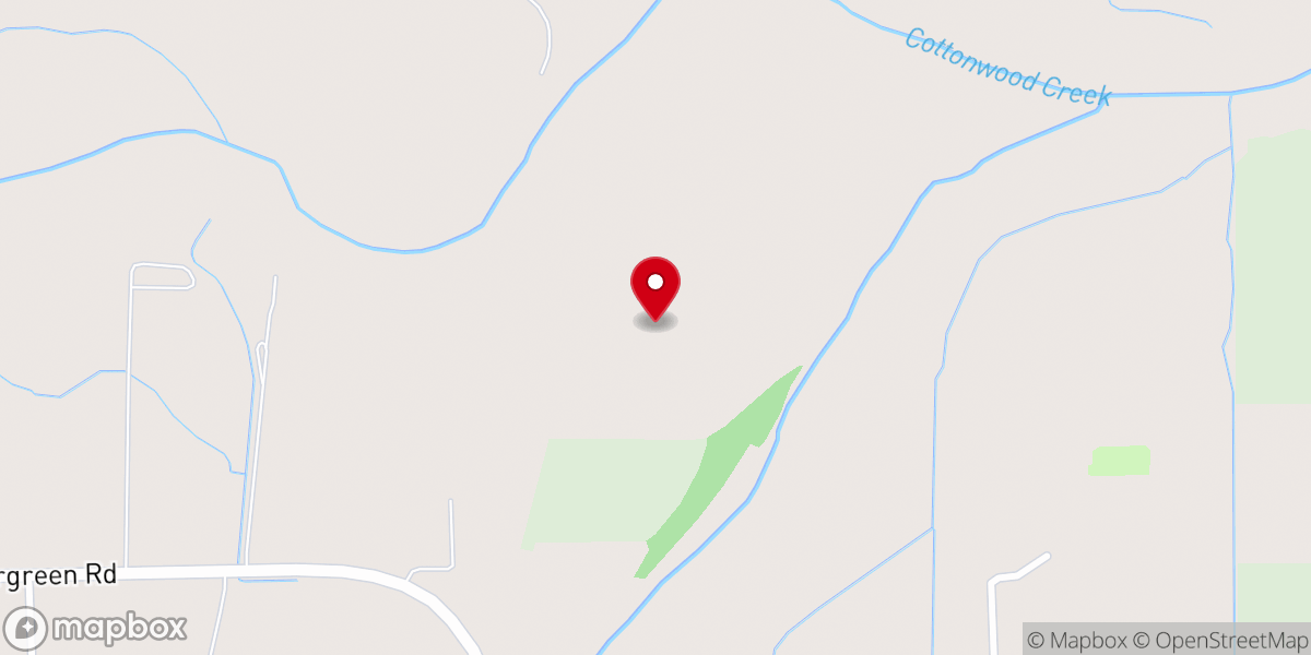 Map showing location of Lake California Community Church