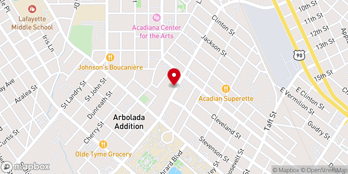 Map showing location of Episcopal Church of the Ascension