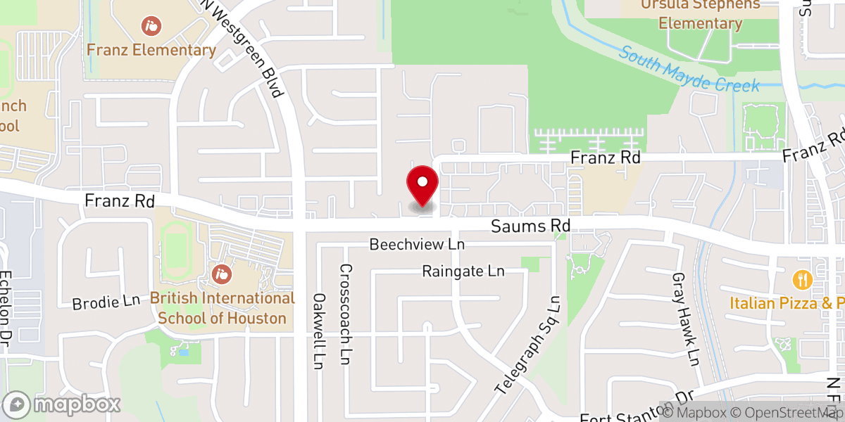 Map showing location of Regeneration Church TX