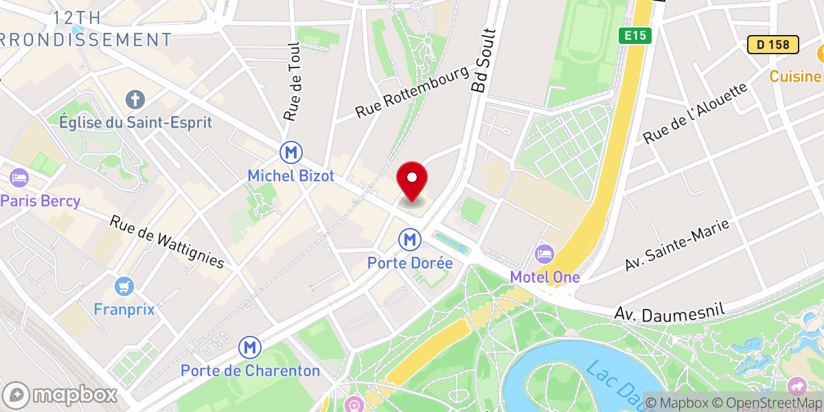 Map showing location of Eglise Evangélique Rencontre Espérance