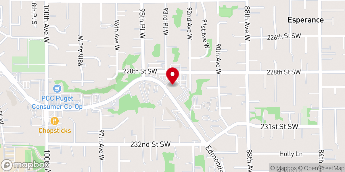 Map showing location of New Heart Place