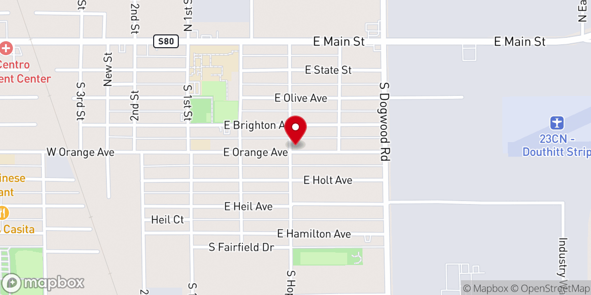 Map showing location of Apostolic Light Church-Jesus