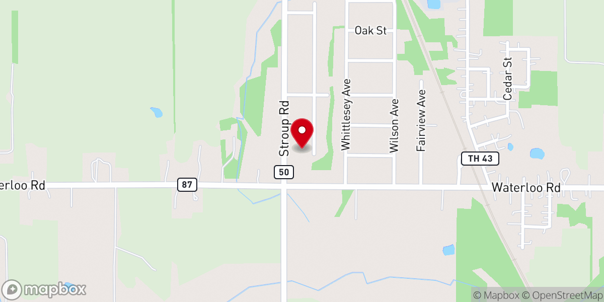 Map showing location of Truth Baptist Church