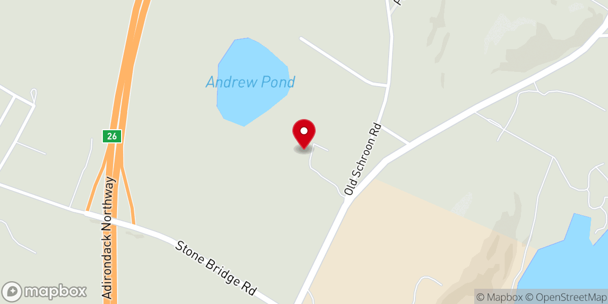 Map showing location of Word of Life Pines