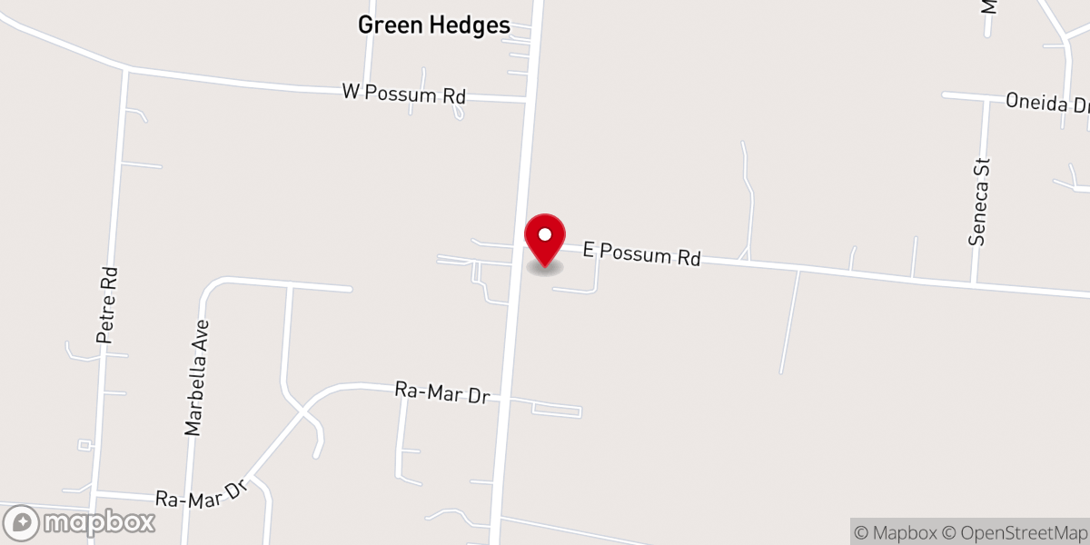 Map showing location of Risen Christ Lutheran Church