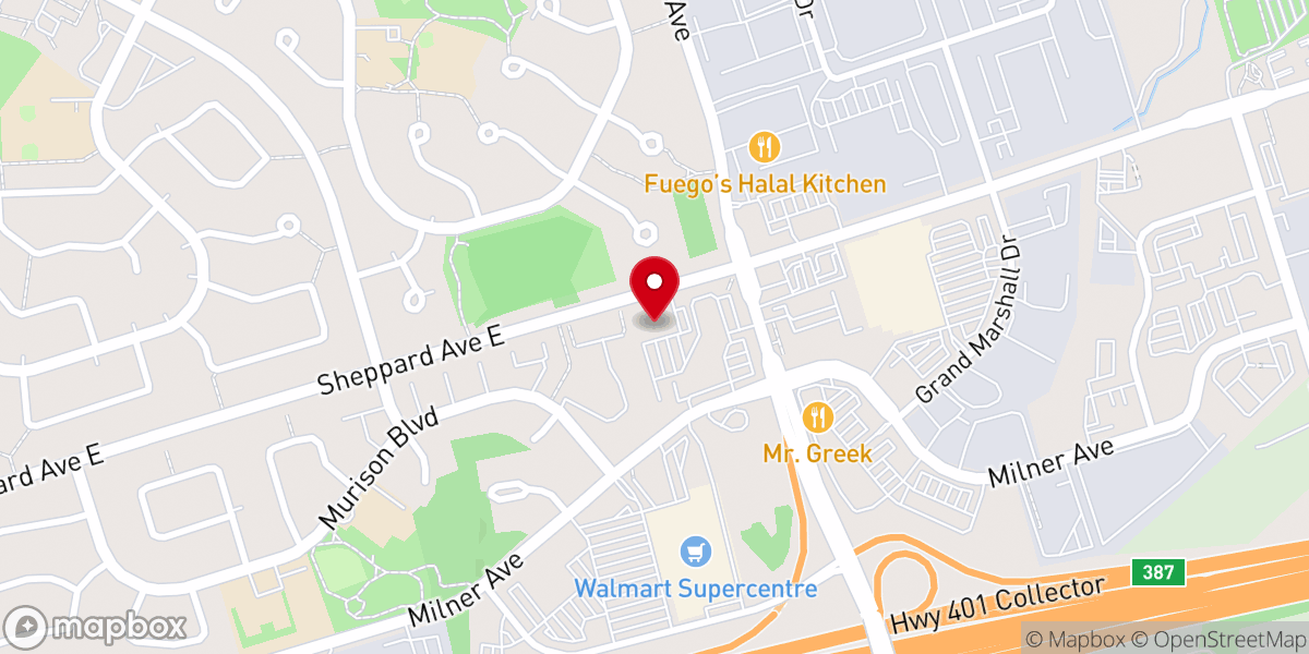 Map showing location of Morningstar Christian Fellowship