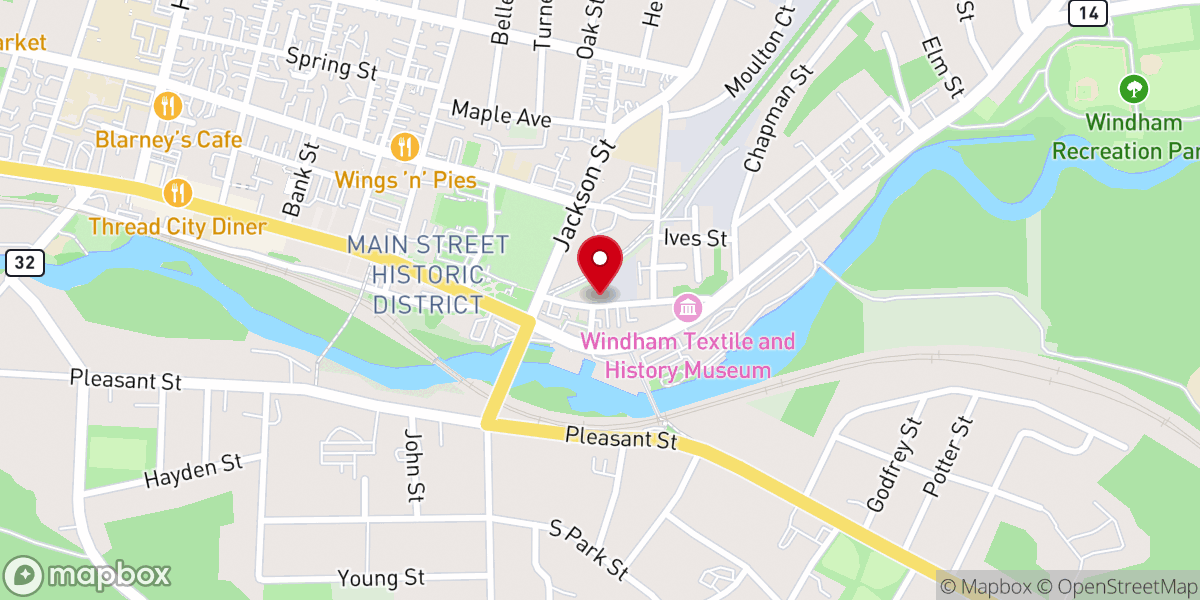 Map showing location of Genesis Church