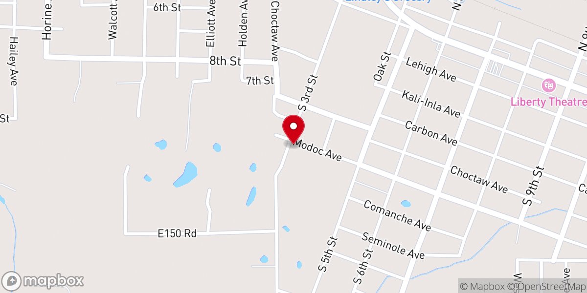 Map showing location of SS. Cyril and Methodius Orthodox Church