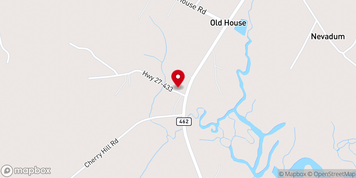 Map showing location of First Hayward Ministry Baptist Church
