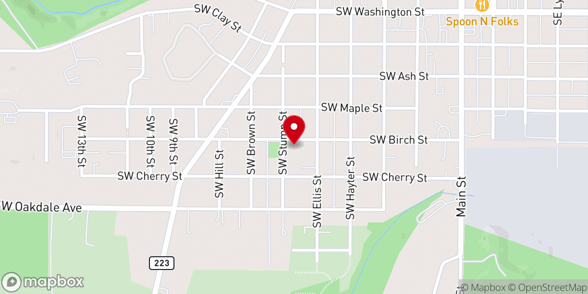 Map showing location of Dallas Seventh-Day Adventist Church