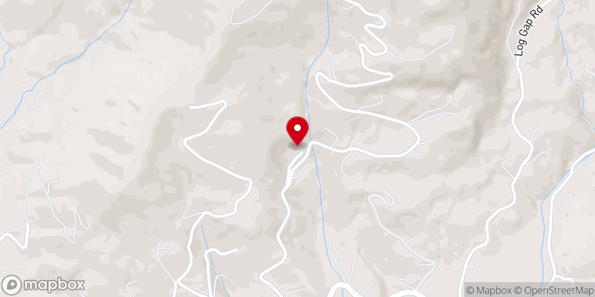 Map showing location of Laurel Falls Weddings