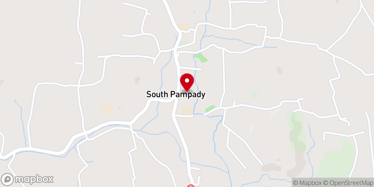 Map showing location of St. Thomas Orthodox Valiyapally, South Pampady