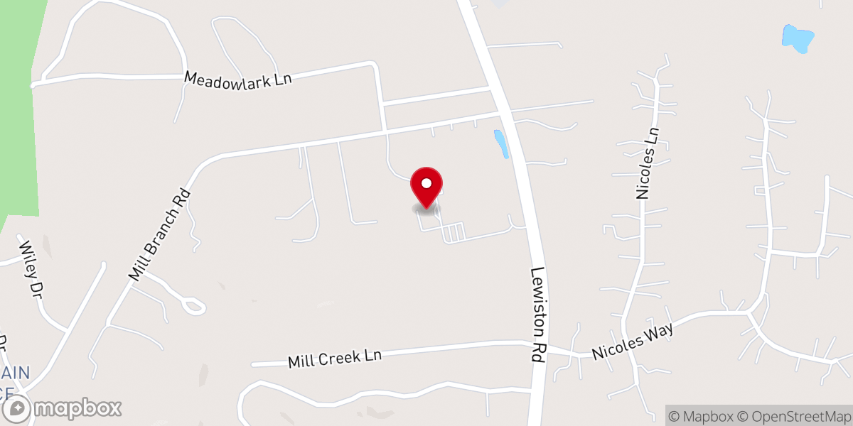 Map showing location of New Life Church (Gateway Campus)
