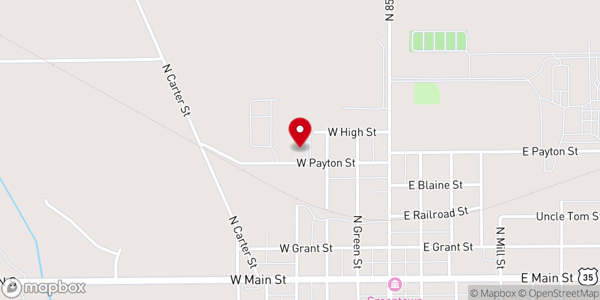 Map showing location of Grace Ambassadors Bible Fellowship
