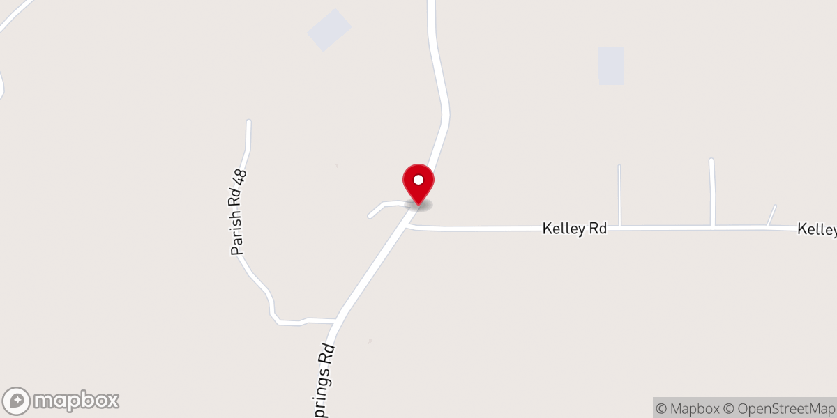 Map showing location of Beech Springs Baptist Church