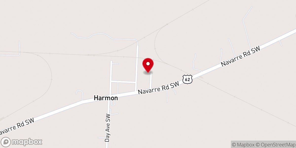 Map showing location of Grace Church