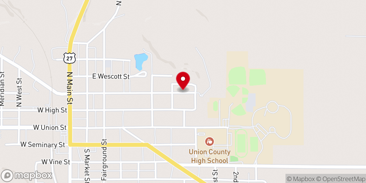 Map showing location of CCCC Food & Clothing Pantry