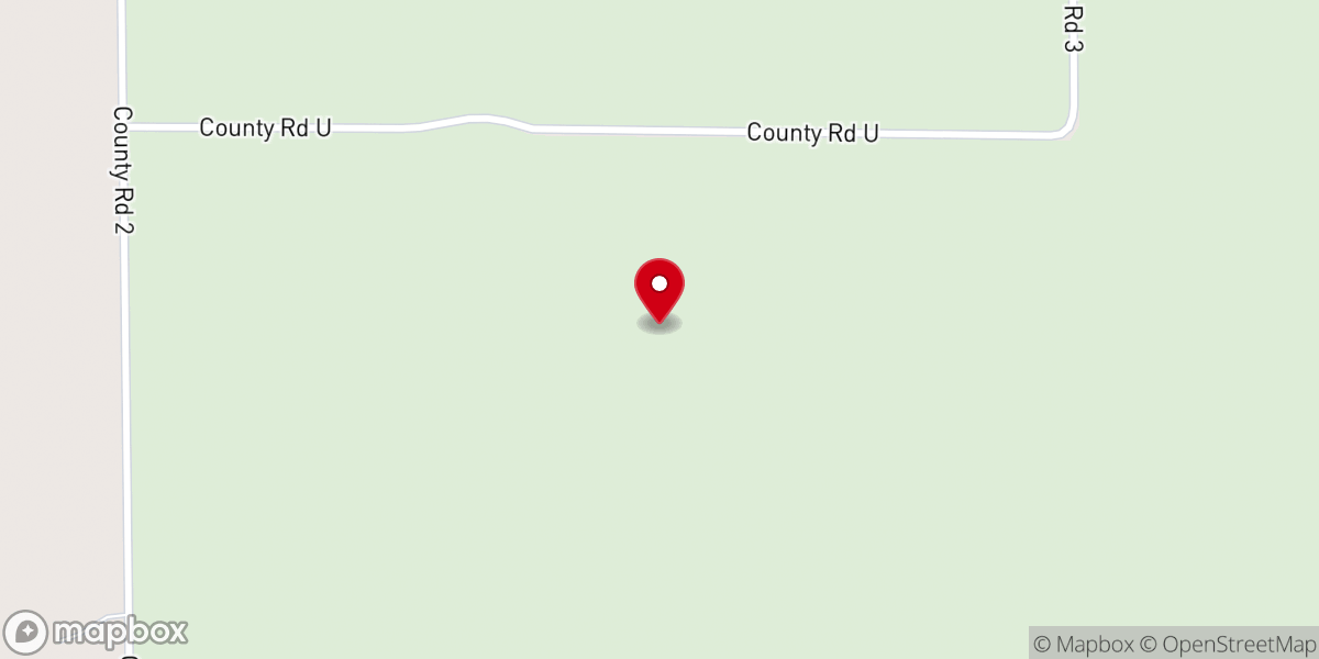 Map showing location of Rush Christian Church