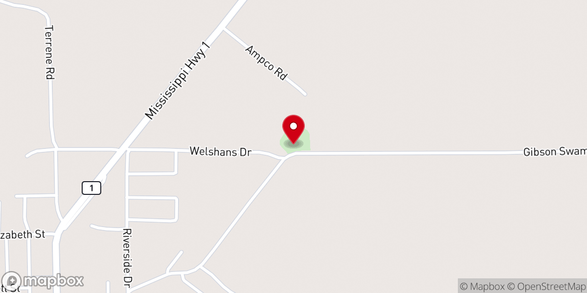 Map showing location of Pleasant Green Church