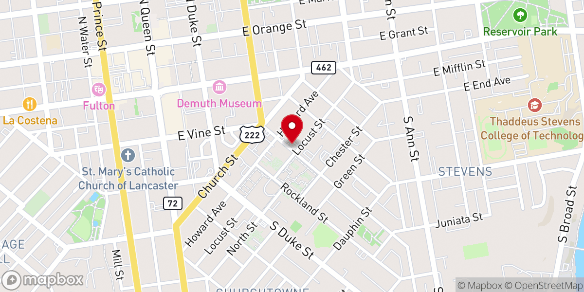 Map showing location of Iglesia La Luz Del Mundo