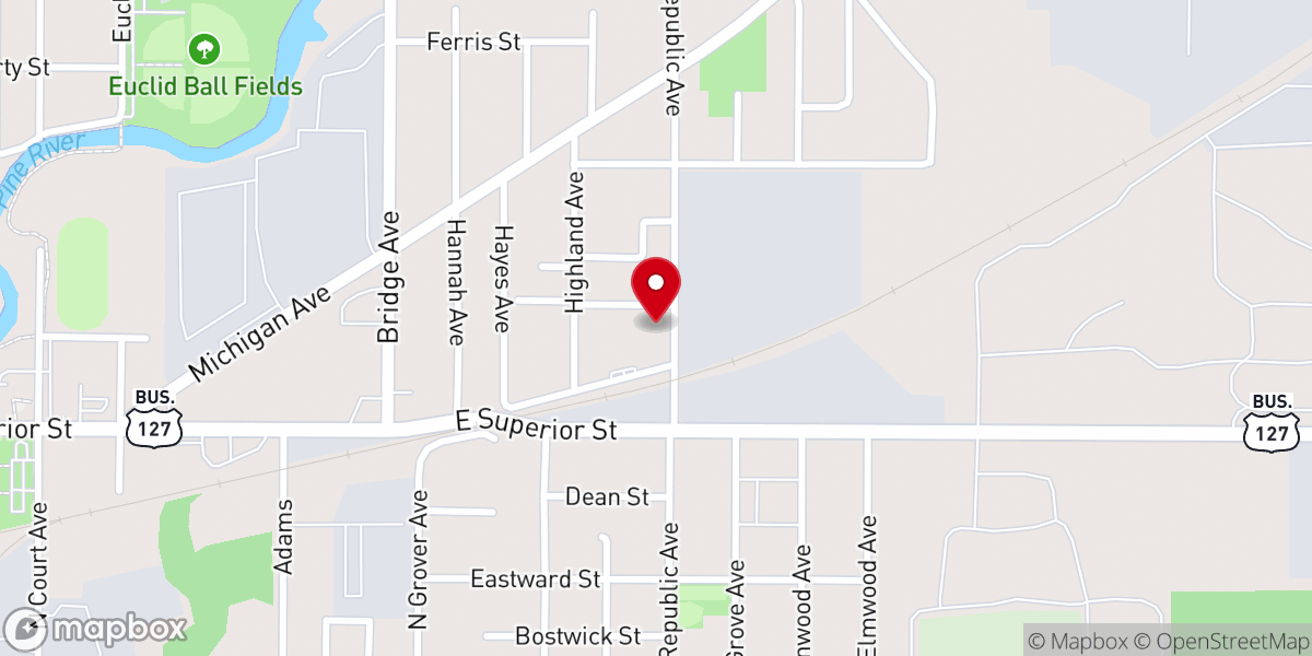 Map showing location of Salvation Army Community Church
