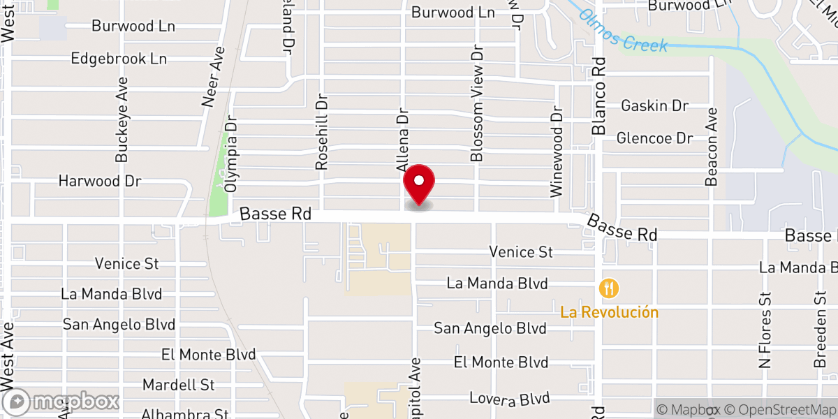 Map showing location of Lutheran Mission Church