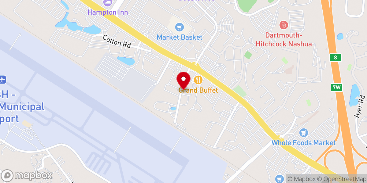 Map showing location of Assembly of God Bethel
