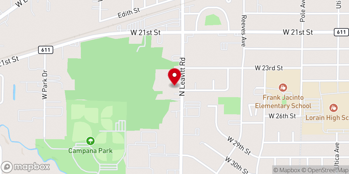 Map showing location of Apostle's Doctrine Church