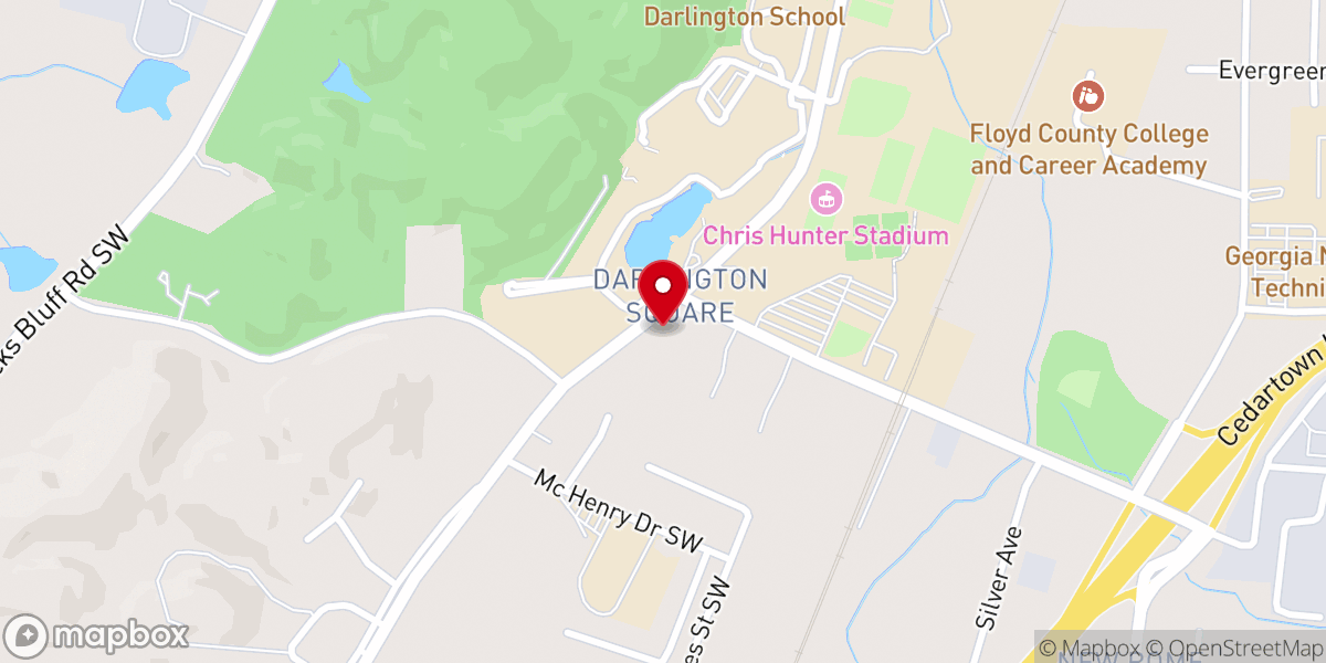 Map showing location of DeSoto Park Church