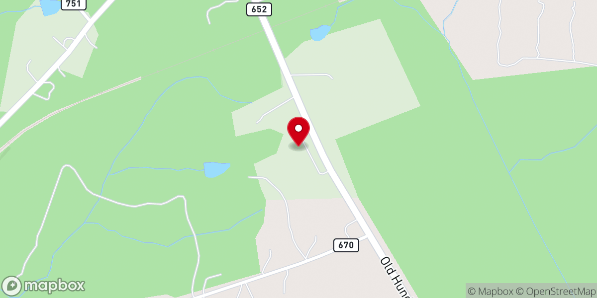 Map showing location of New Life United Methodist Church