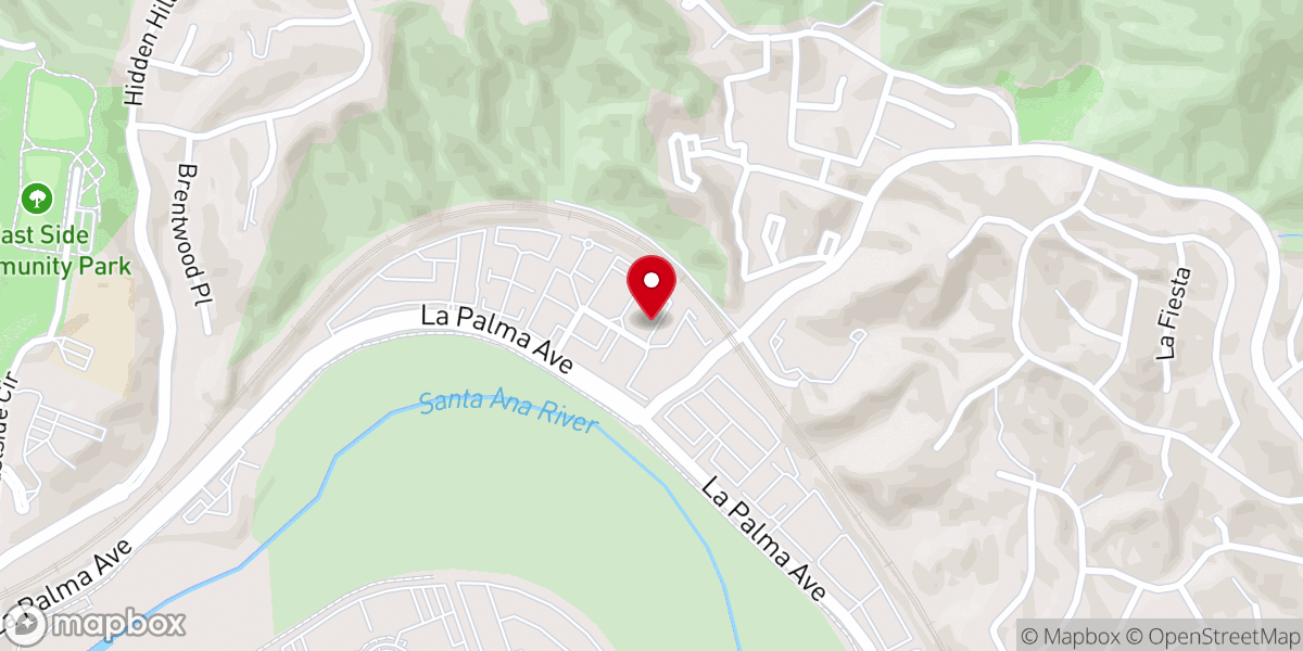 Map showing location of Maranatha Church
