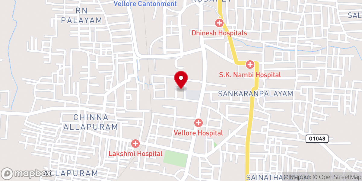 Map showing location of Synod of the Anglican Episcopal Churches Of India