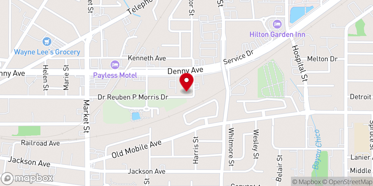 Map showing location of First Church-The Living God
