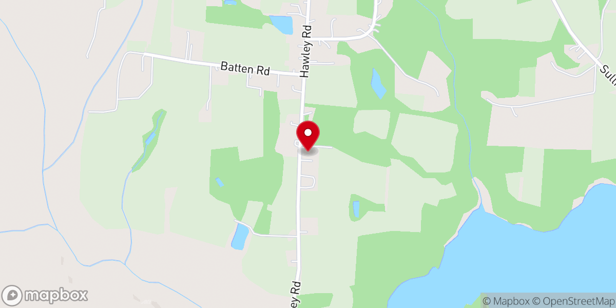 Map showing location of Mt Zion Free Will Baptist Church