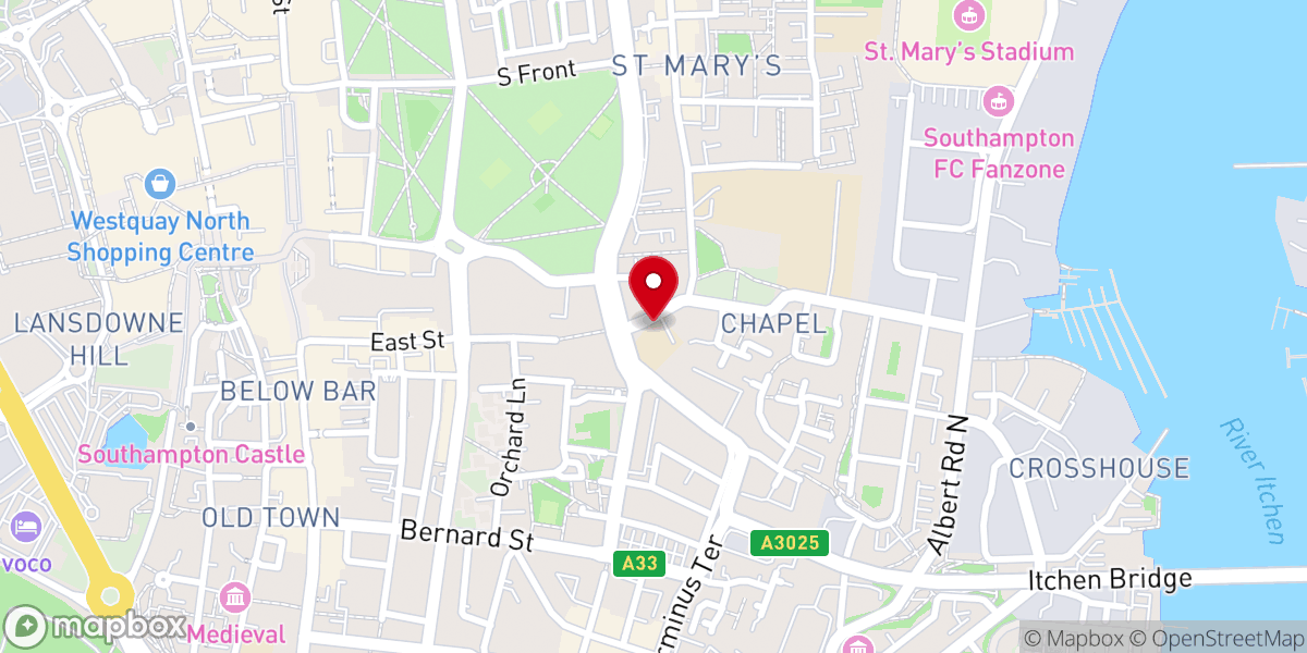 Map showing location of New Community Network