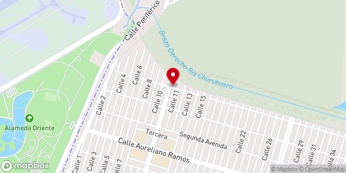 Map showing location of Iglesia Elim Para La Alabanza De Su Gloria