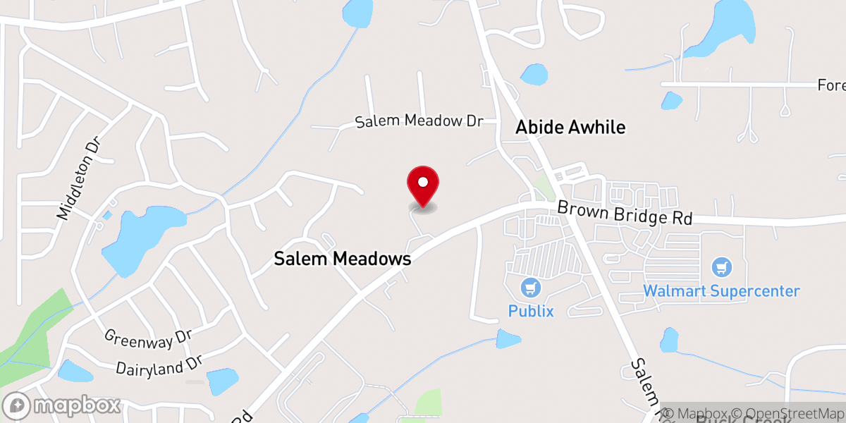 Map showing location of St. Paul A.M.E Church