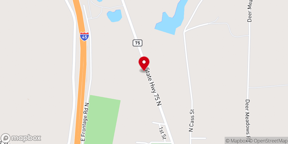 Map showing location of Our Savior Lutheran Church