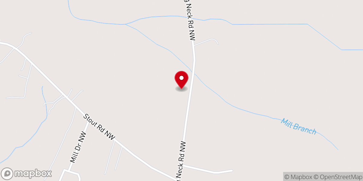 Map showing location of Full Life Fellowship Church