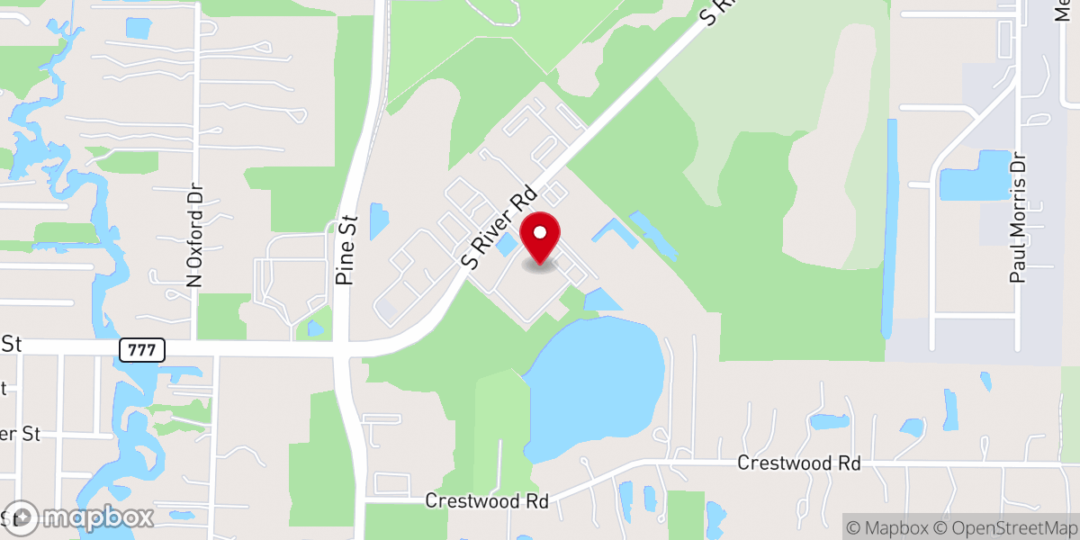 Map showing location of CoastLife Church - Wellen Park
