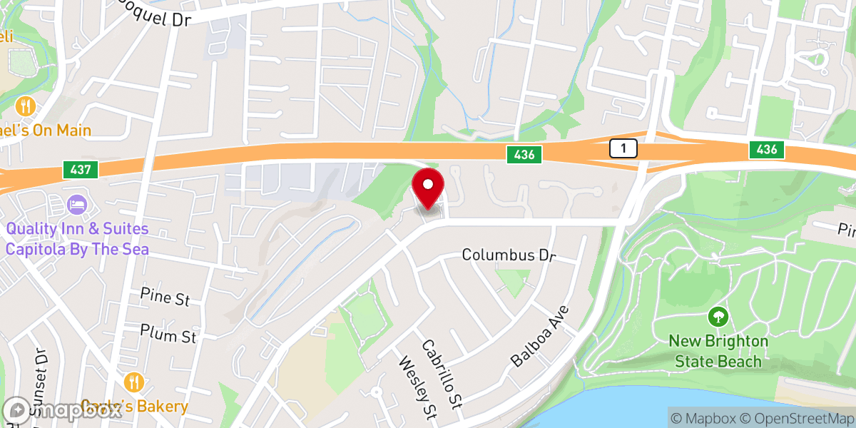 Map showing location of Shorelife Community Church