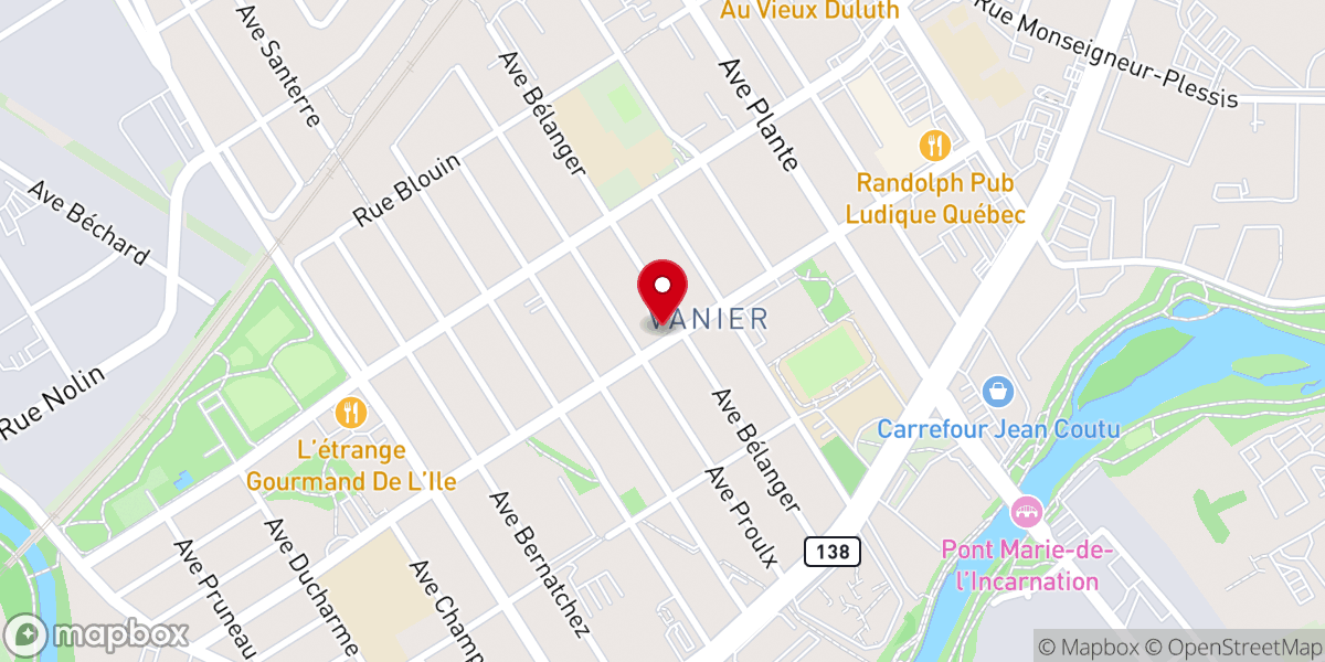 Map showing location of Mission VLR Internationale