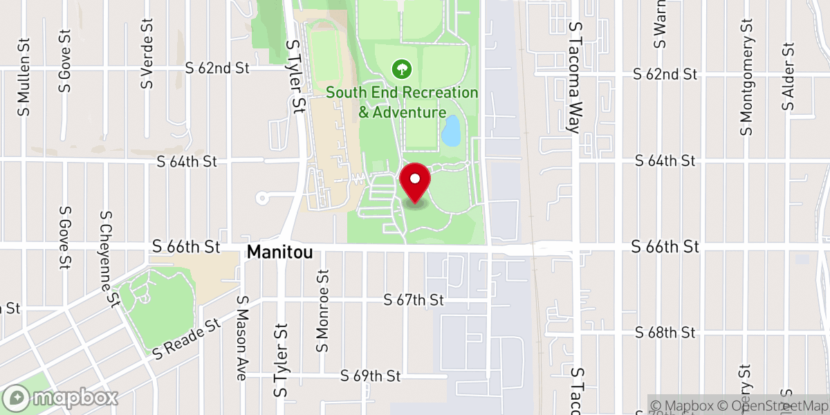 Map showing location of Hope Community Church