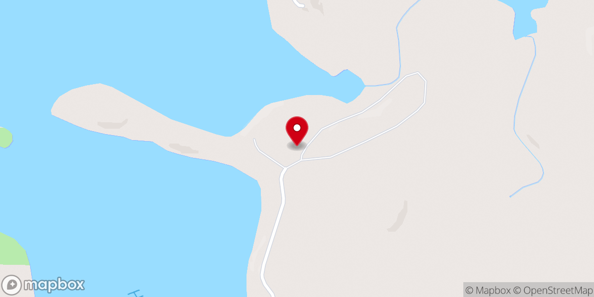 Map showing location of Camp Omega Inc