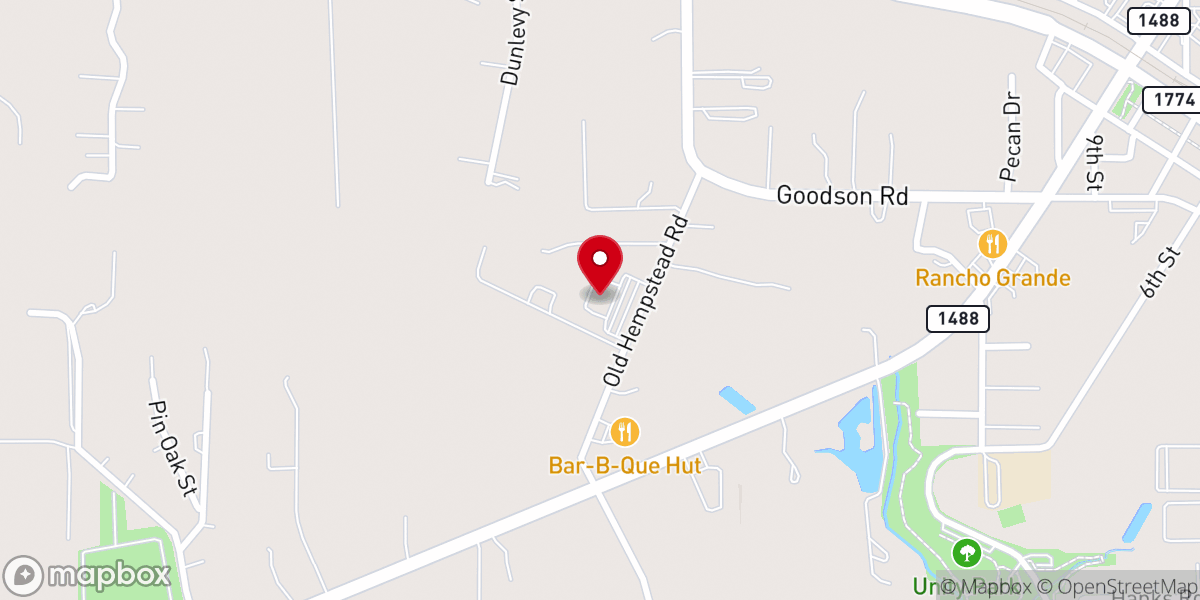 Map showing location of Believers Fellowship of Magnolia