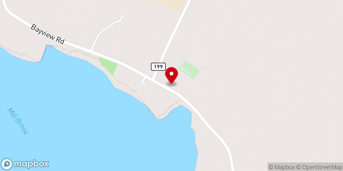 Map showing location of Penobscot United Methodist Church