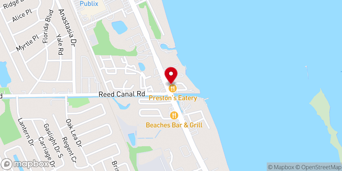 Map showing location of Church of Christ of Greater Daytona