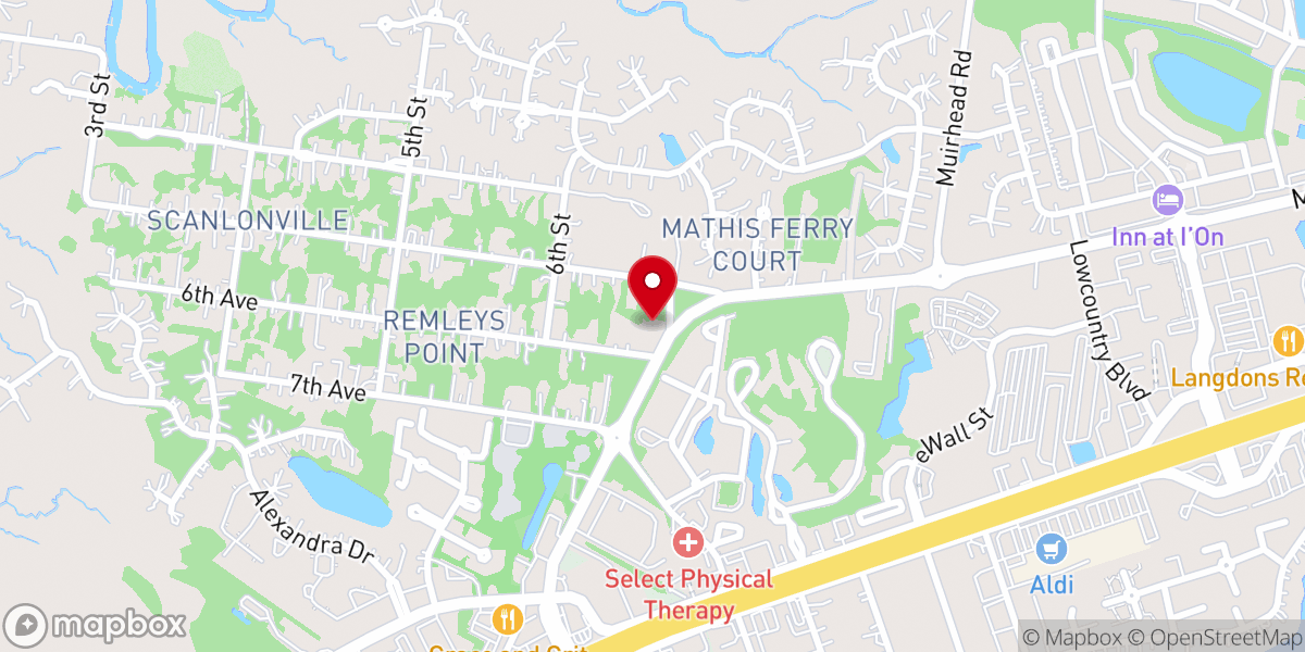 Map showing location of Holy Trinity A.M.E Church