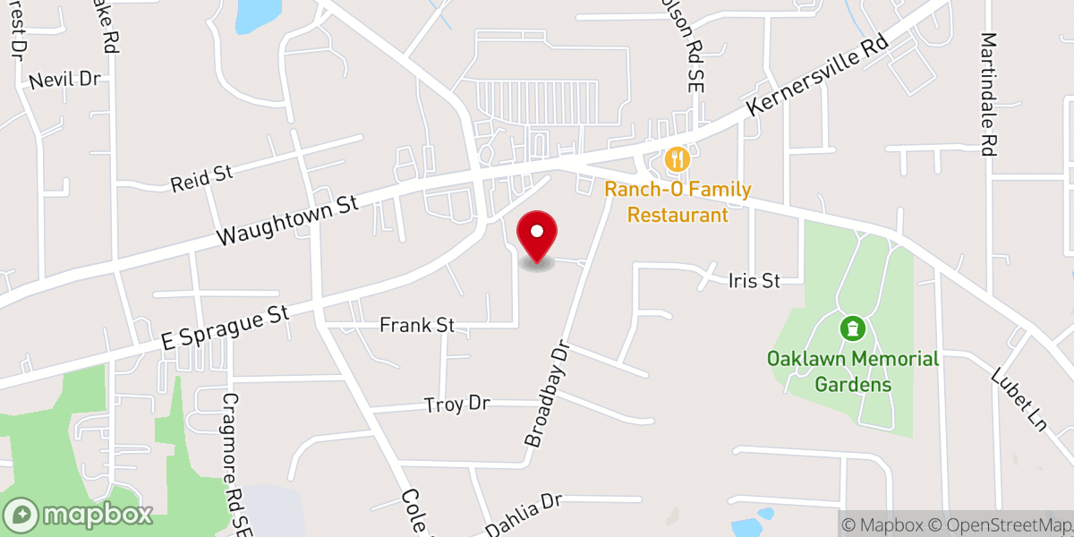 Map showing location of Iglesia De Cristo
