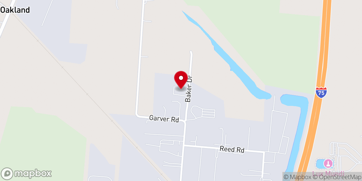 Map showing location of CVG Truck and Trailer Repair